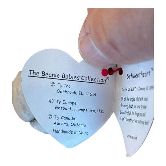 Schweetheart the Orangutan Monkey 1999 Retired TY Beanie Baby PE Pellets EUC - Picture 6 of 8
